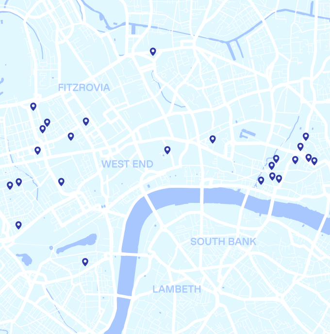London map of locations